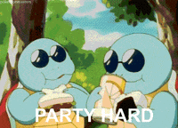 Pokemon Funny Anime Cool Squirtle Partly Hard GIF