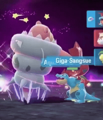 Pokemon Game On Computer With Purple Background GIF