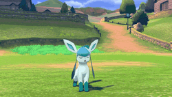 Pokemon Glaceon Incredible Ice Beam GIF