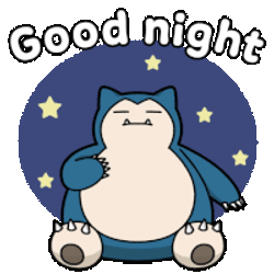Pokemon Good Night Sticker GIF