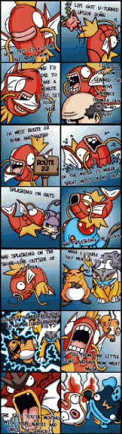 Pokemon Magikarp In Comics GIF