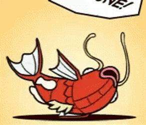 Pokemon Magikarp Out Of Water GIF