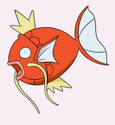 Pokemon Magikarp Wearing Shades GIF
