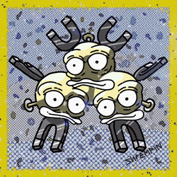 Pokemon Magnemite Card GIF
