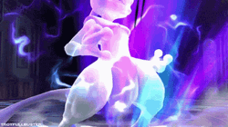 Pokemon Mewtwo Intensifying Power GIF