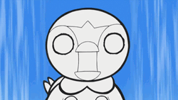Pokemon Piplup In Despair Anime GIF