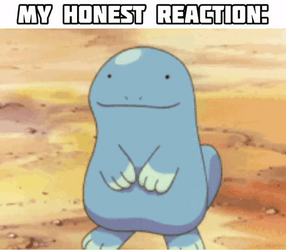 Pokemon Quagsire Honest Reaction Meme GIF