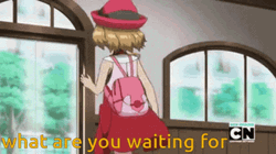 Pokemon Serena What Are You Waiting For GIF