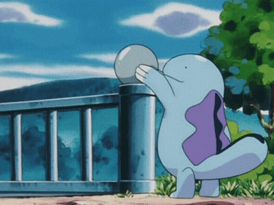 Pokemon Sitting On Donut In Cafe GIF