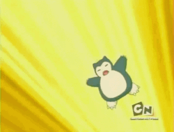 Pokemon Snorlax Body Slam GIF