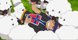 Pokemon Trainer Happy To Have Many Wooloo GIF