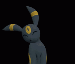 Pokemon Umbreon Cute Horn GIF