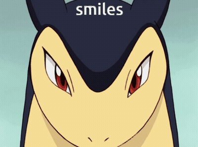 Pokemon With Smiles On Its Head GIF