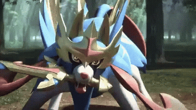 Pokemon With Sword In Mouth GIF