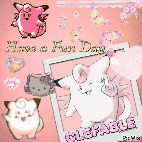 Pokemon With Words Have A Fun Day GIF