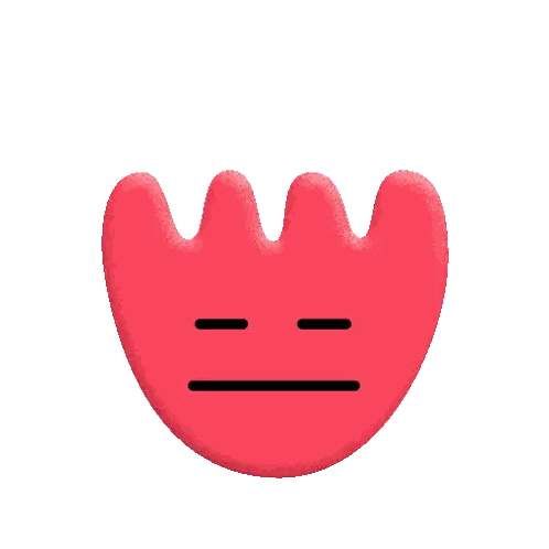 Poker Face Atomo Sticker