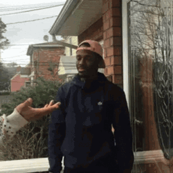 Poker Face Guy Down Goes Frazier GIF