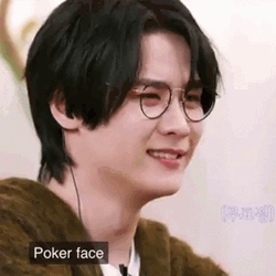 Poker Face Kun WayV NCT GIF