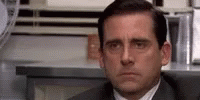 Poker Face Michael Scott The Office GIF