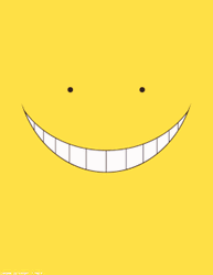 Poker Face Smile Color Animation GIF