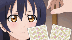 Poker Face Umi Sonoda GIF