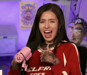 Pokimane Clapping Covering Face GIF