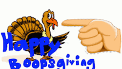 Poking Turkey Animated Thanksgiving GIF