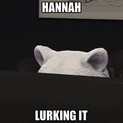 Polar Bear Hannah Lurking GIF