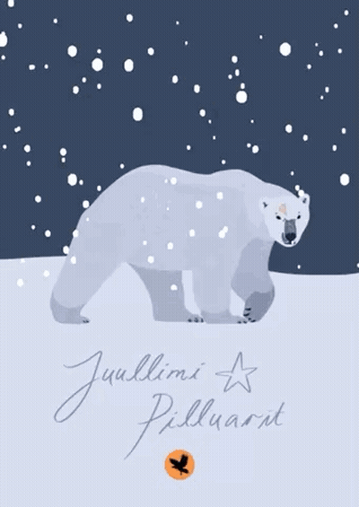 Polar Bear In Snow Jullimi Pilluarut GIF