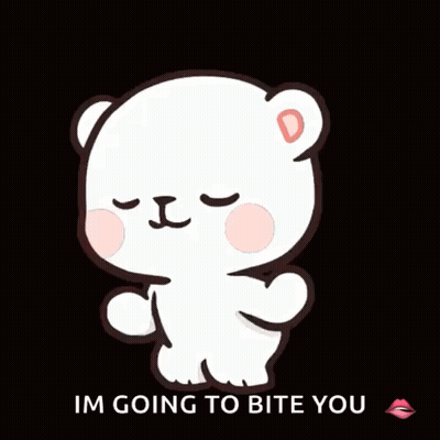 Polar Bear Saying I'm Going To Bite You GIF