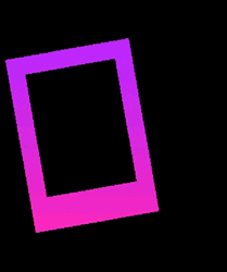 Polaroid Frame Stickers GIF