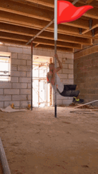 Pole Dancing Red Flag GIF
