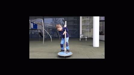 Pole Spin Like Merry Go Round GIF