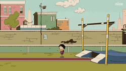 Pole Vault The Loud House Stuck GIF