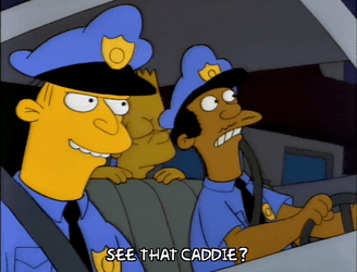 Police Academy See The Caddie GIF