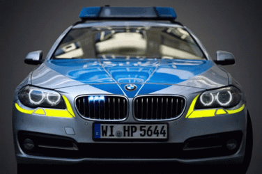 Police Bmw Car Lights GIF