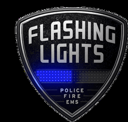 Police Lights Badge Flashing Lights Police Fire Ems