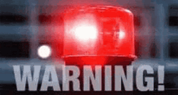Police Lights Red Flashing Warning