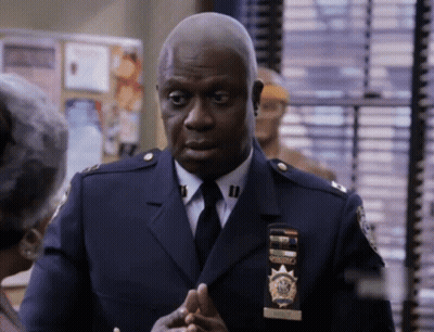 Police Man With S. Wright Badge GIF