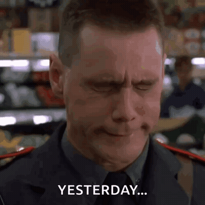 Police Officer Crying In Grocery Store Saying Yesterday GIF
