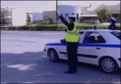 Police Officer Giving Thumbs Up GIF
