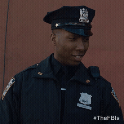 Police Officer Mike Smiling GIF