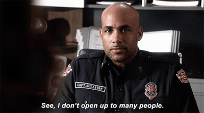 Police Officer Saying I Don't Open Up GIF