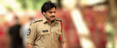 Police Officer With Mustache Walking Down Street GIF