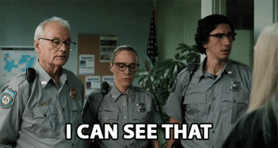 Police Officers With I Can See That GIF