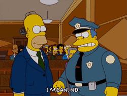 Police Saying I Mean No Or Maybe So GIF