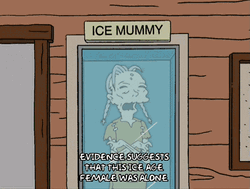 Police Show The Mummy To Edna Krabappel GIF
