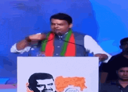 Politician Devendra Fadnavis Angry Speech