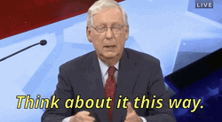 Politician Mitch McConnell Explaining Meme GIF