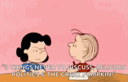 Politics Cartoon Punching Charlie Brown